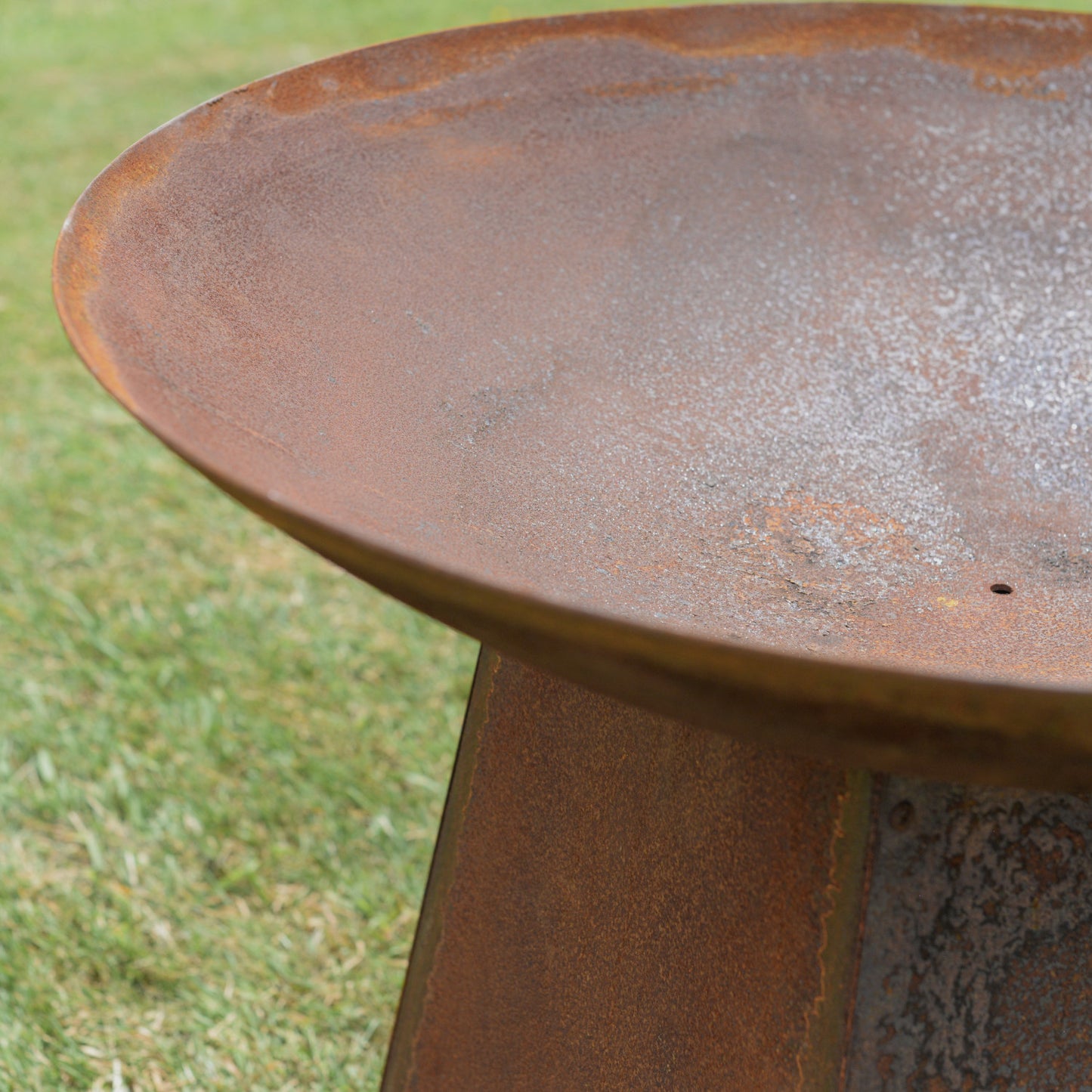 Rustic Fire Bowl on Stand - 80cm Diameter