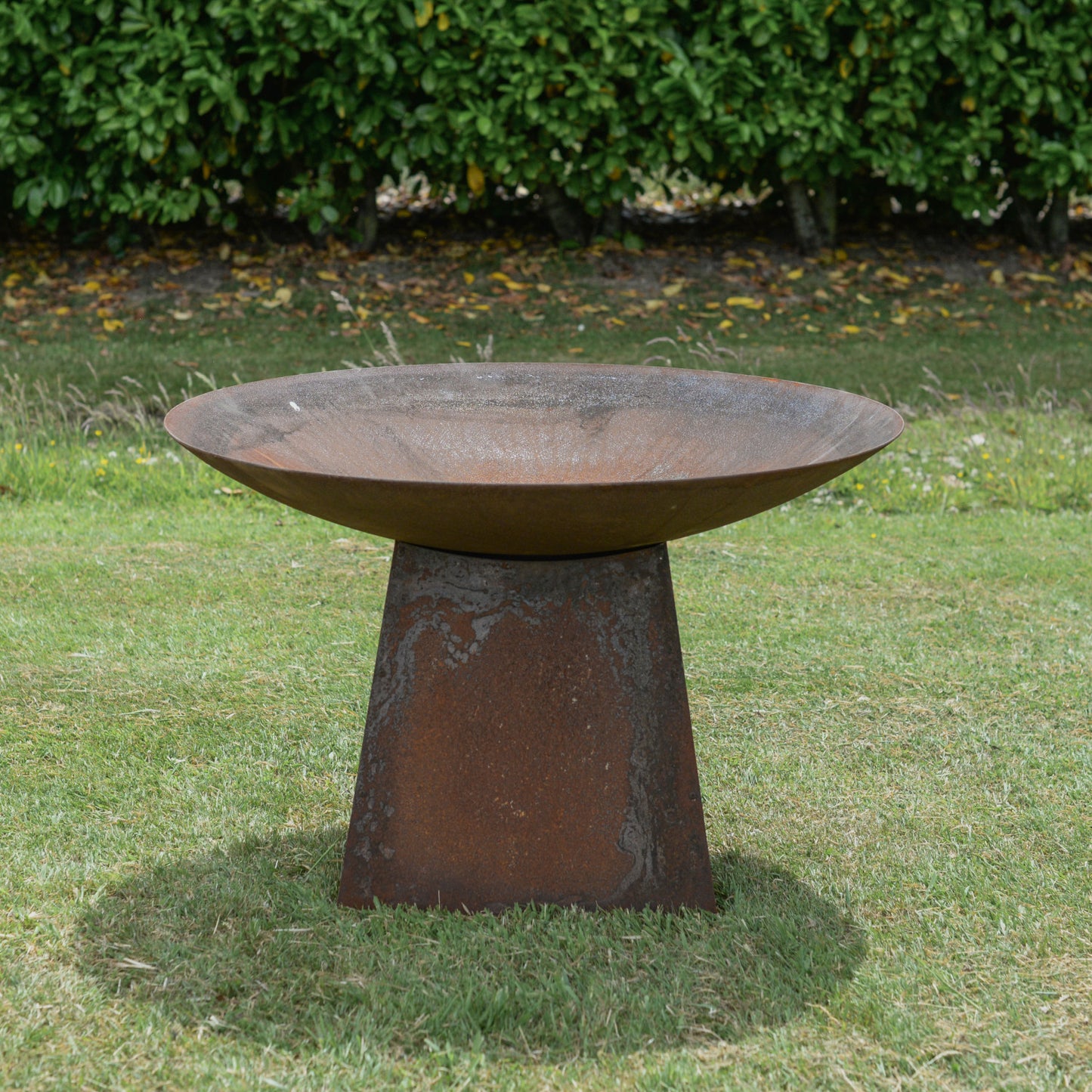 Rustic Fire Bowl on Stand - 100cm Diameter