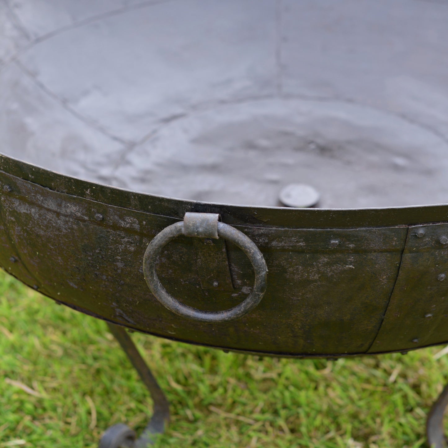 Wrought Iron Kadai Fire Bowl 120cm Diameter